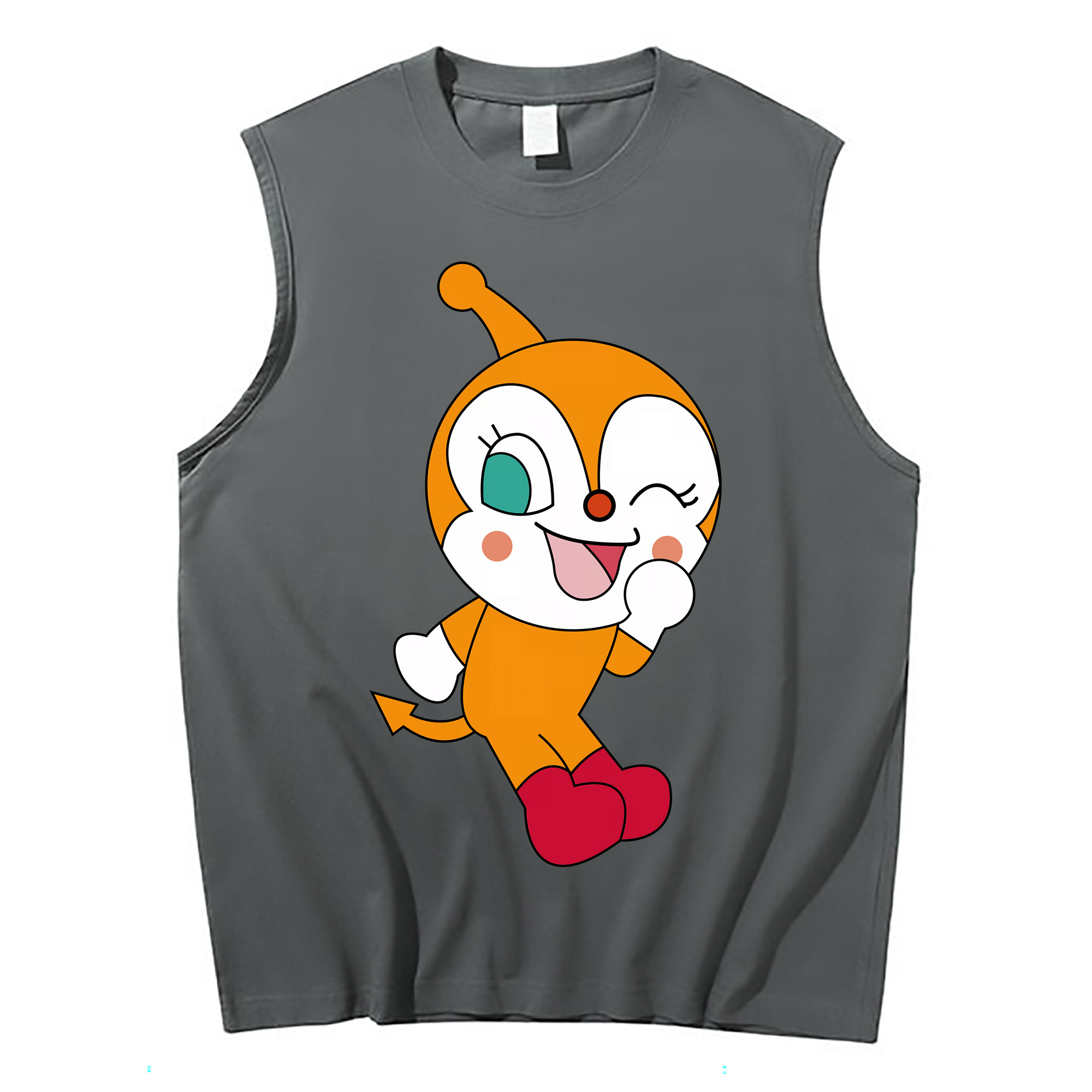 （画像用） アンパンマン Anpanman コットン100％タンクトップ（フロントプリント）